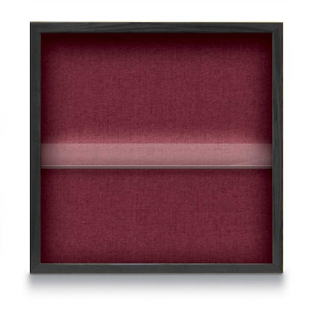 United Visual Products Outdoor Enclosed Combo Board, 48"x36", Satin Frame/Blue & Black UVCB4836OD-BLUE-BLACK